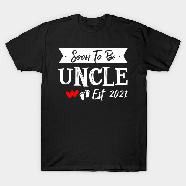 Soon To Be Uncle Est. 2021 T-Shirt by SimonL